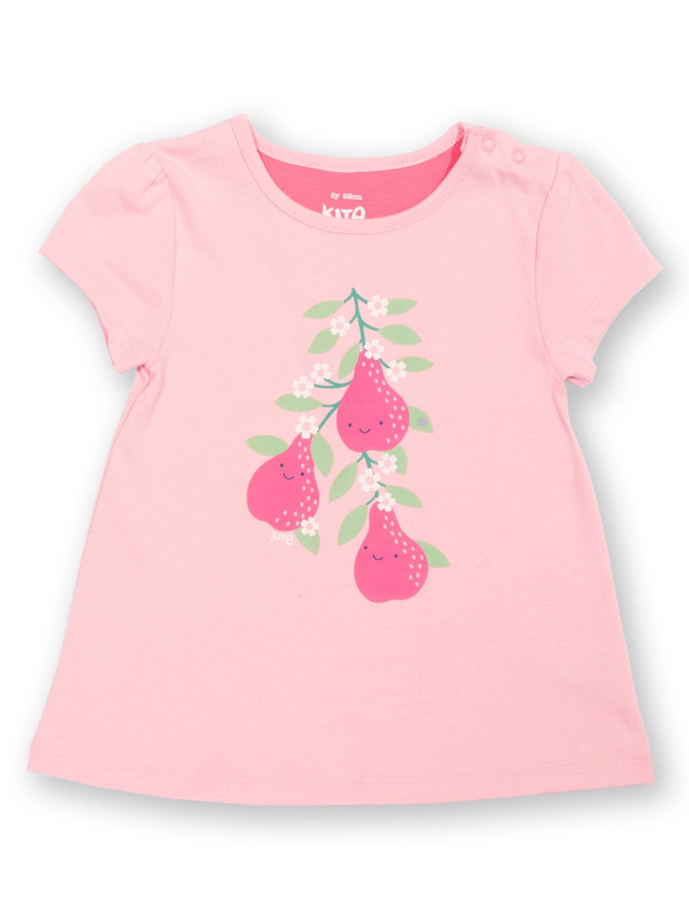 Kite Infant Girls Pear-Fect Tunic Top 9896 Clothing 3-6M / Pink,6-9M / Pink,9-12M / Pink,12-18M / Pink,18-24M/2Y / Pink,3YRS / Pink,4YRS / Pink,5YRS / Pink,6YRS / Pink