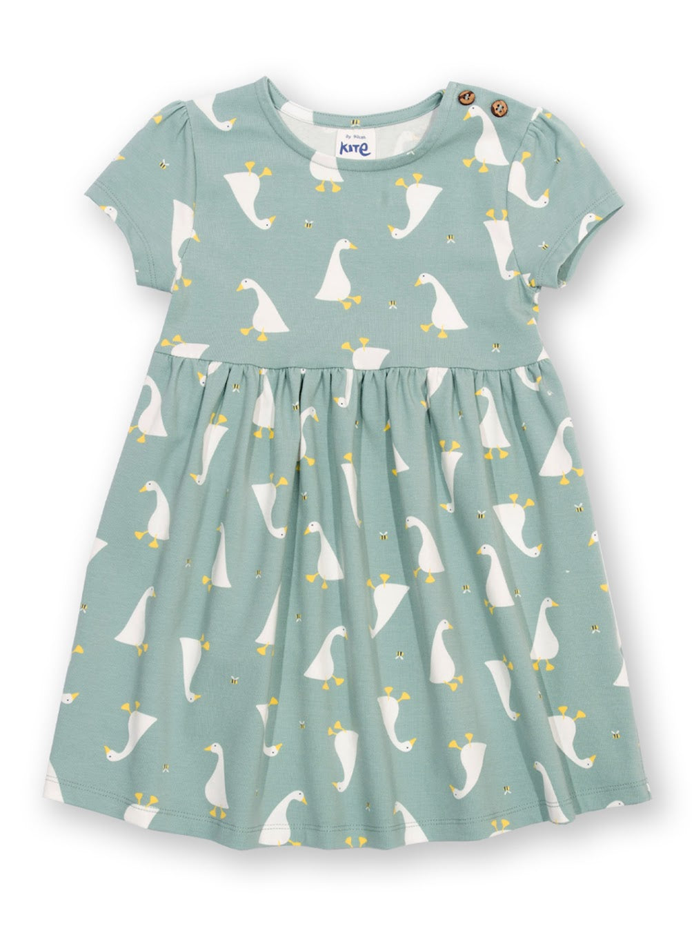 Kite Little Goose Infant Dress 9952 Clothing 3-6M / Seagrass,6-9M / Seagrass,9-12M / Seagrass,12-18M / Seagrass,18-24M/2Y / Seagrass,3YRS / Seagrass,4YRS / Seagrass,5YRS / Seagrass,6YRS / Seagrass