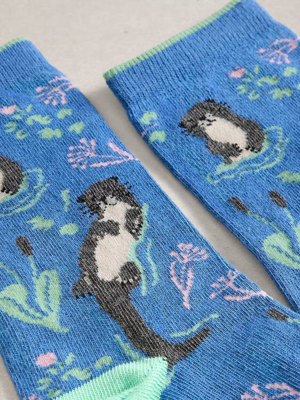 White Stuff Womens Socks 444136 Blue Otter Clothing UK3-5 / Blue,UK6-8 / Blue