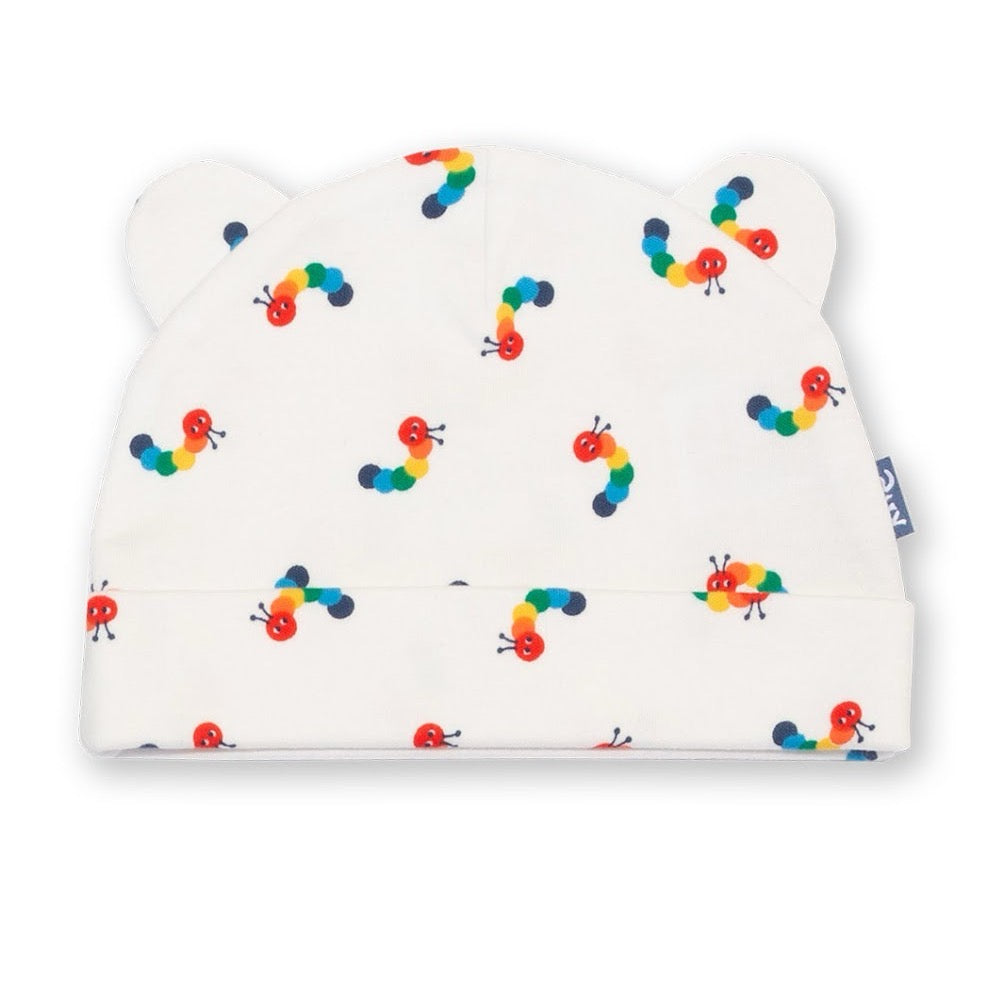 Kite Rainbow Caterpillar Baby Hat 41-3326 Clothing 0-1M / White,3-6M / White