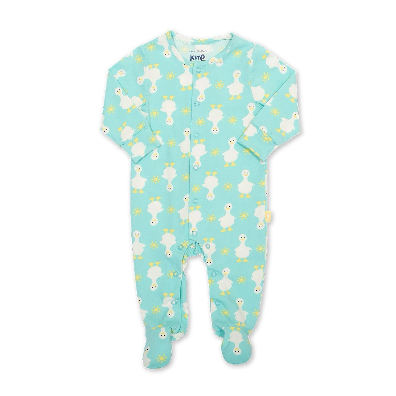 Kite Sunny Duck Baby Sleepsuit 41-8740 Clothing NEWBORN / Aqua,0-1M / Aqua,0-3M / Aqua,3-6M / Aqua,6-9M / Aqua