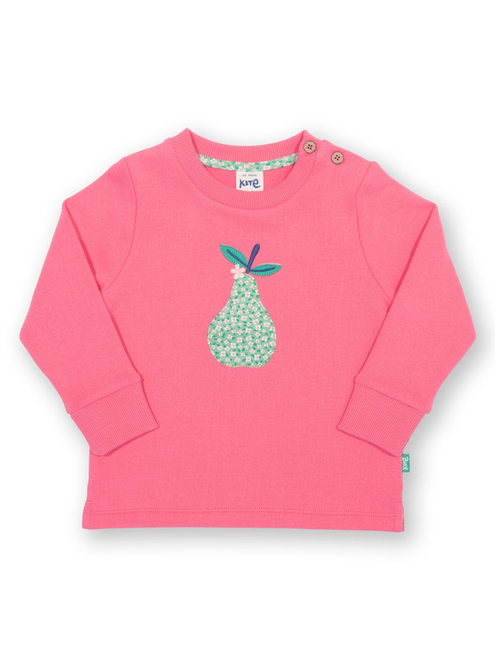 Kite Pear-Fect Infant Sweatshirt F991 Clothing 6-9M / Pink,9-12M / Pink,12-18M / Pink,18-24M/2Y / Pink