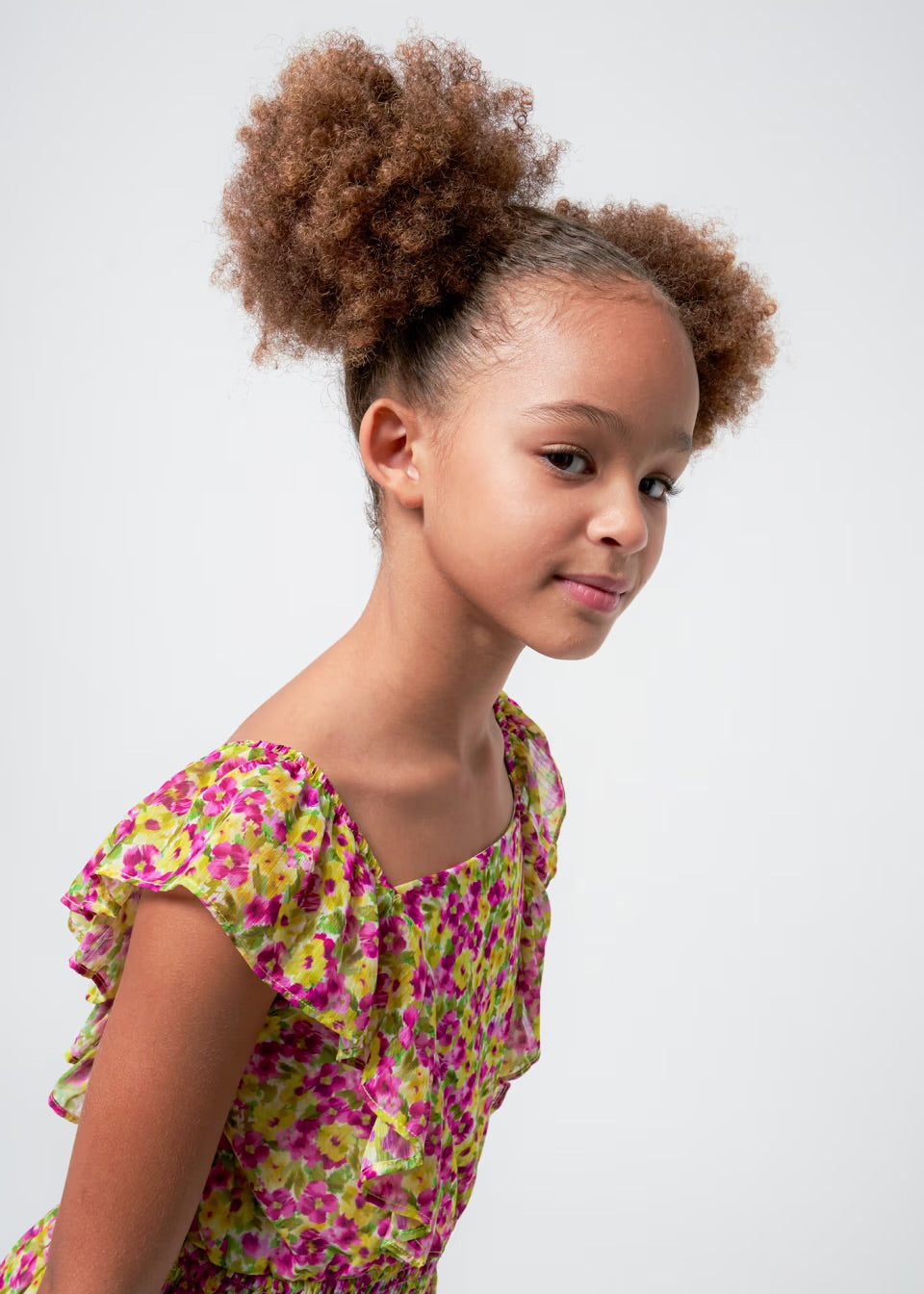 Mayoral Older Girls Flower Dress 6947 Clothing 10YRS / Multi,12YRS / Multi,14YRS / Multi,16YRS / Multi