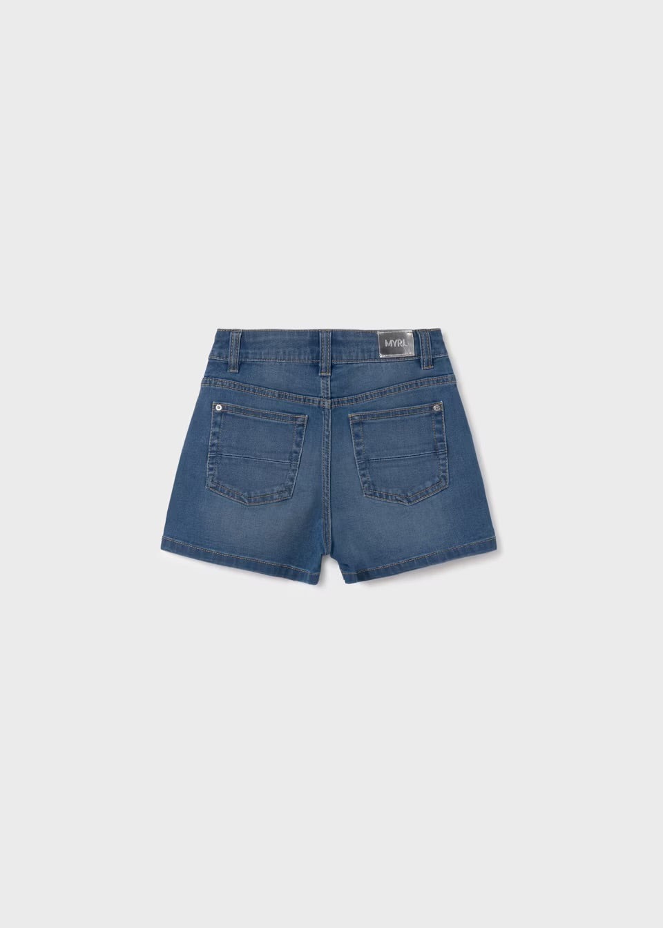 Mayoral Older Girls Shorts Ss24235 Mid Denim Clothing 10YRS / Mid Denim,12YRS / Mid Denim,14YRS / Mid Denim,16YRS / Mid Denim