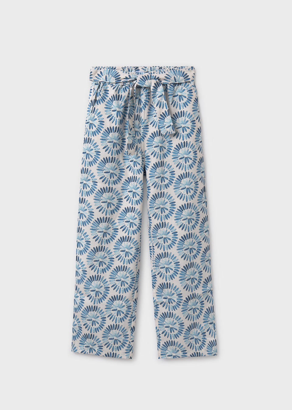 Mayoral Older Girls Printed Trousers 6533 Clothing 10YRS / Blue,12YRS / Blue,14YRS / Blue