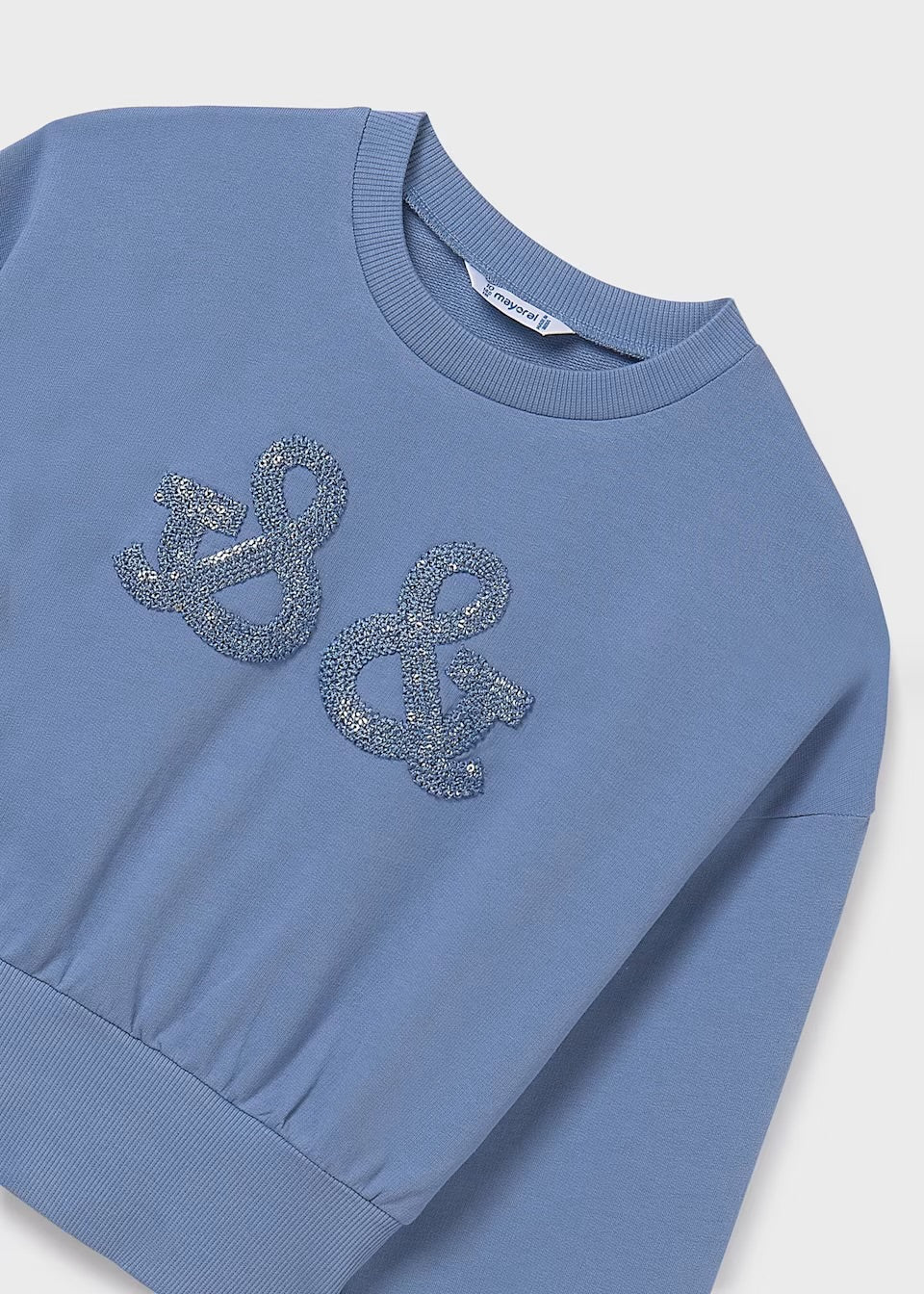 Mayoral Older Girls Sweatshirt 6401 Blue Clothing 10YRS / Blue,12YRS / Blue,14YRS / Blue