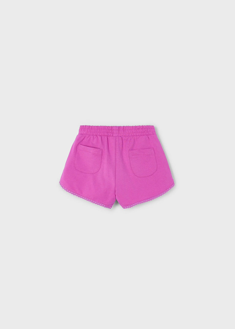 Mayoral Girls Jersey Shorts 607 Orchid Ss25 Clothing 4YRS / Orchid,5YRS / Orchid,6YRS / Orchid,8YRS / Orchid,9YRS / Orchid