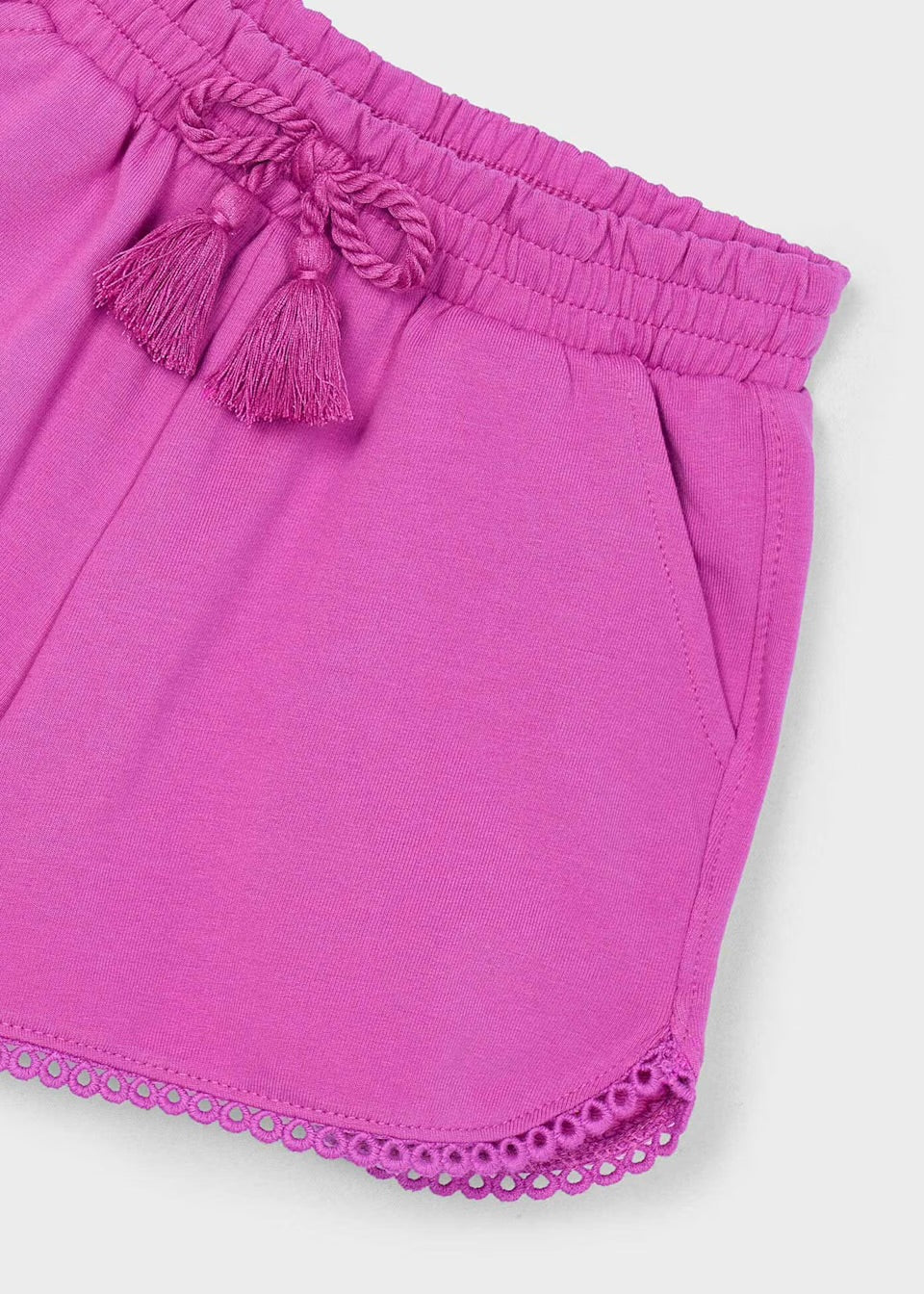 Mayoral Girls Jersey Shorts 607 Orchid Ss25 Clothing 4YRS / Orchid,5YRS / Orchid,6YRS / Orchid,8YRS / Orchid,9YRS / Orchid