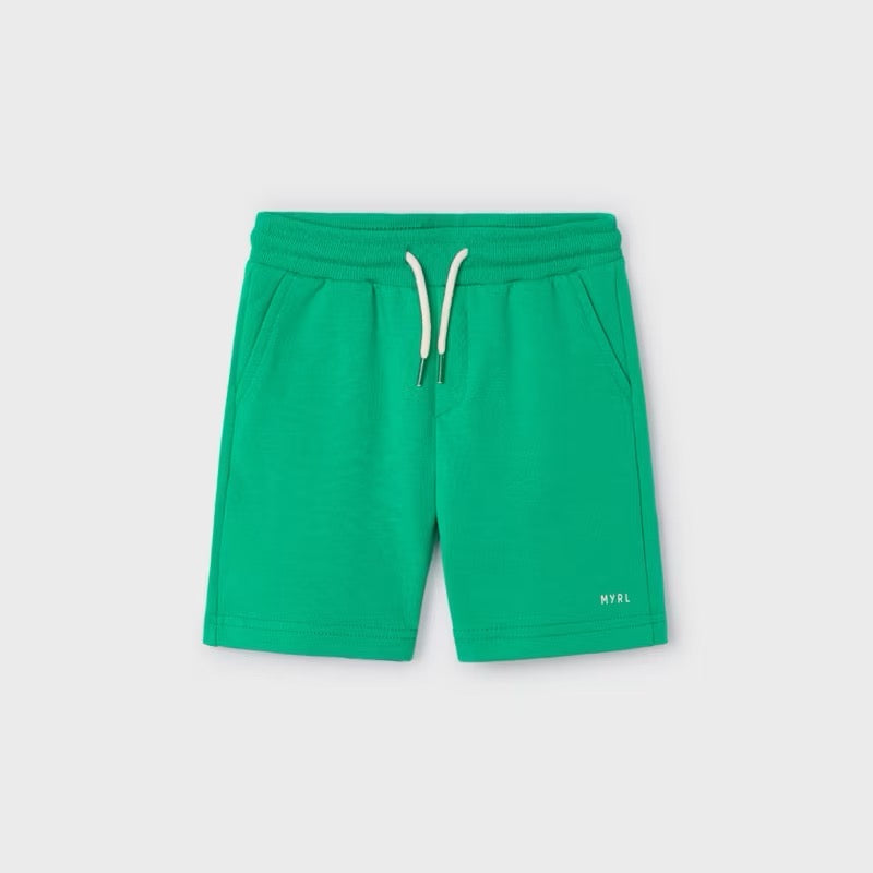 Mayoral Boys Jersey Shorts Ss24 611 Green Clothing 3YRS / Green,4YRS / Green,5YRS / Green,6YRS / Green,7YRS / Green,8YRS / Green,9YRS / Green