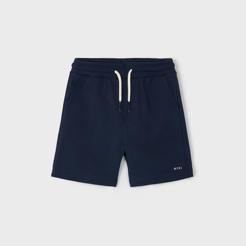 Mayoral Boys Jersey Shorts Ss24 611 Navy Clothing 4YRS / Navy,5YRS / Navy,6YRS / Navy,7YRS / Navy,8YRS / Navy,9YRS / Navy