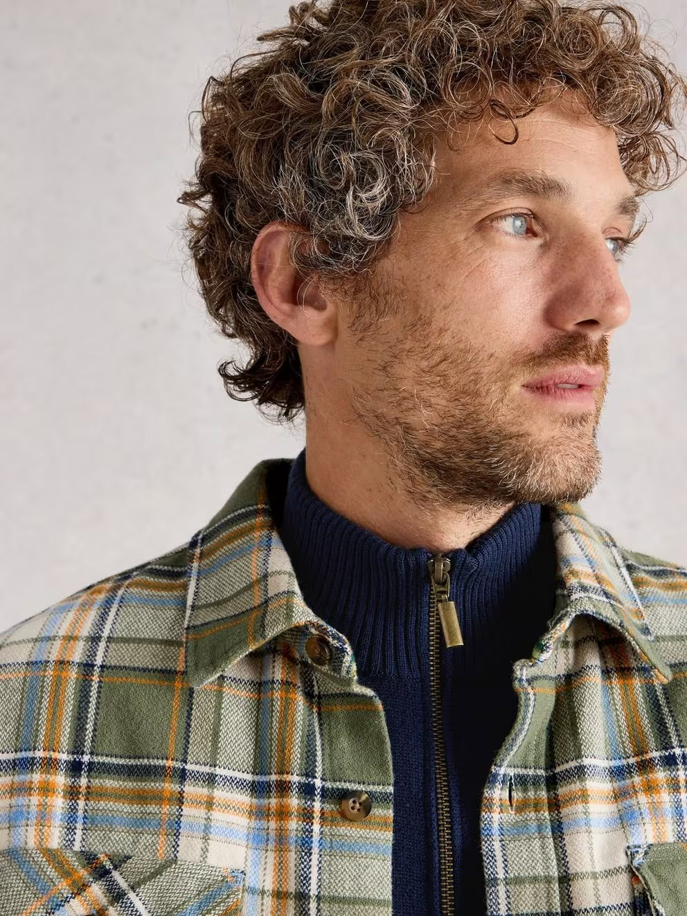 White Stuff Mens Newport Quarter Zip 444399 Navy Clothing M / Navy,L / Navy,XL / Navy,XXL / Navy