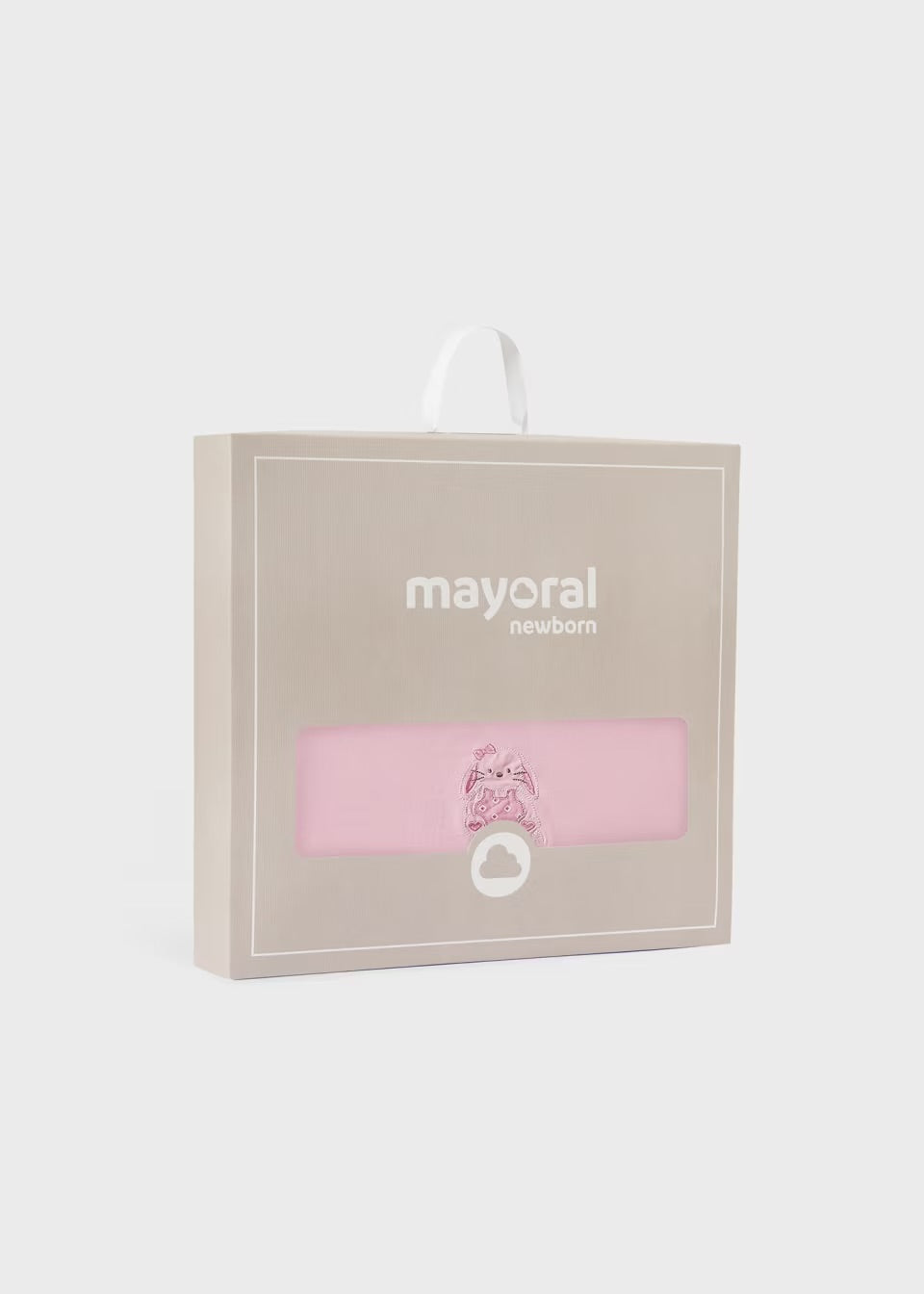 Mayoral Baby Girls Blanket 9396 Pink Bunny Accessories ONE SIZE / Pink