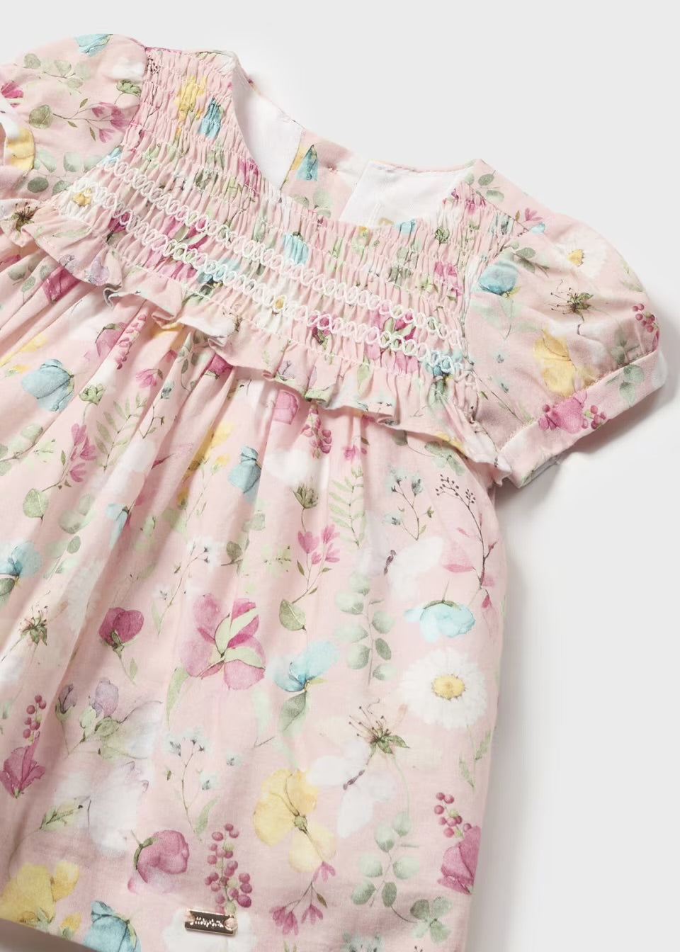 Mayoral Baby Girls Dress 1801 Floral Clothing 2-4M / Antique Pink,4-6M / Antique Pink,6-9M / Antique Pink,12M / Antique Pink,18M / Antique Pink