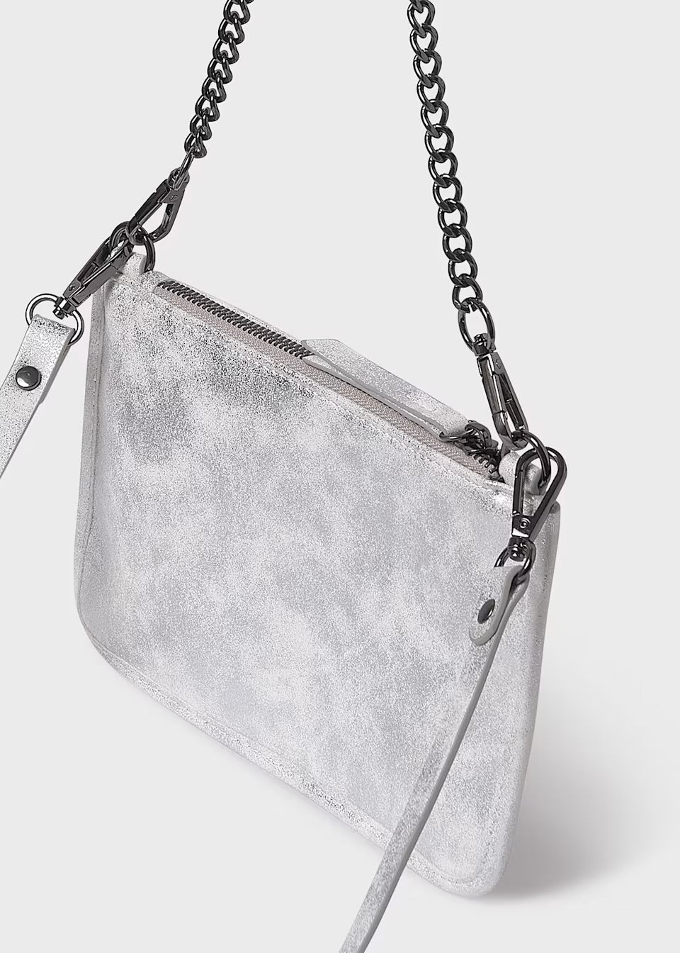 Mayoral Girls Shoulder Bag 10939 Silver Accessories ONE SIZE / Silver