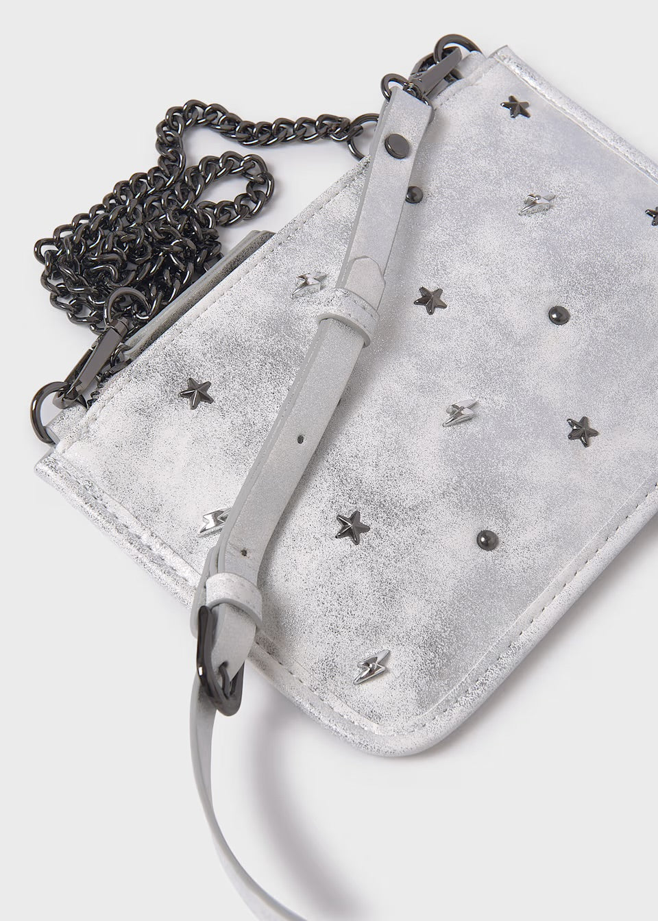 Mayoral Girls Shoulder Bag 10939 Silver Accessories ONE SIZE / Silver