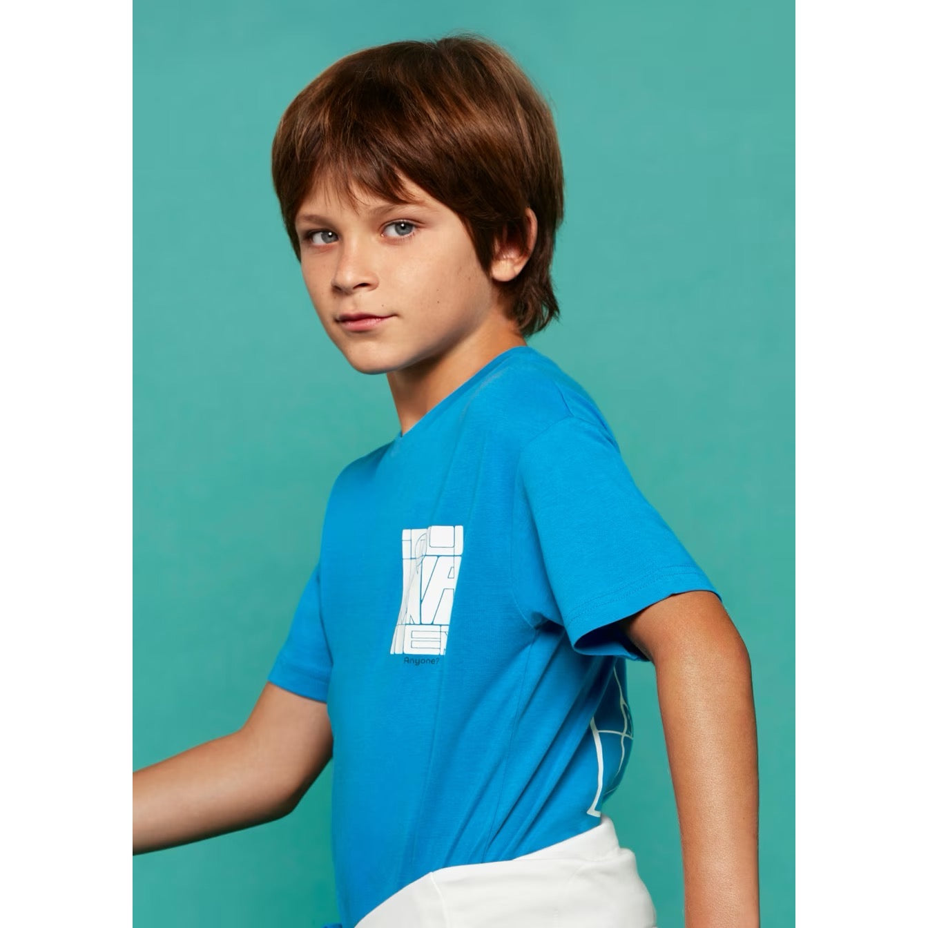 Mayoral Older Boys Tennis T-Shirt 6033 Clothing 10YRS / Blue,12YRS / Blue,14YRS / Blue