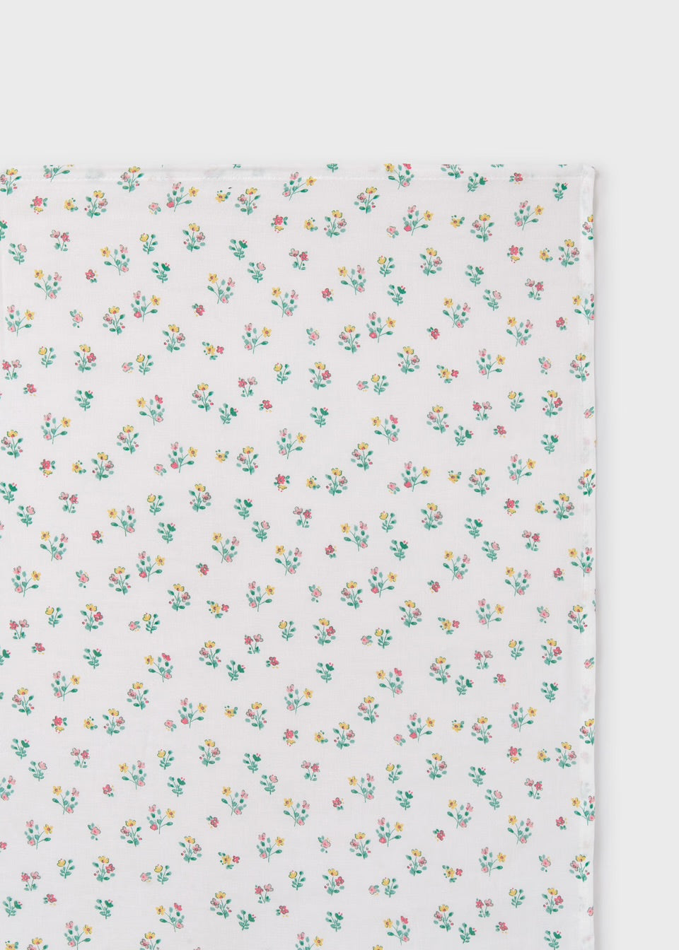 Mayoral Baby Swaddle 9870 Aqua Floral Accessories ONE SIZE / White
