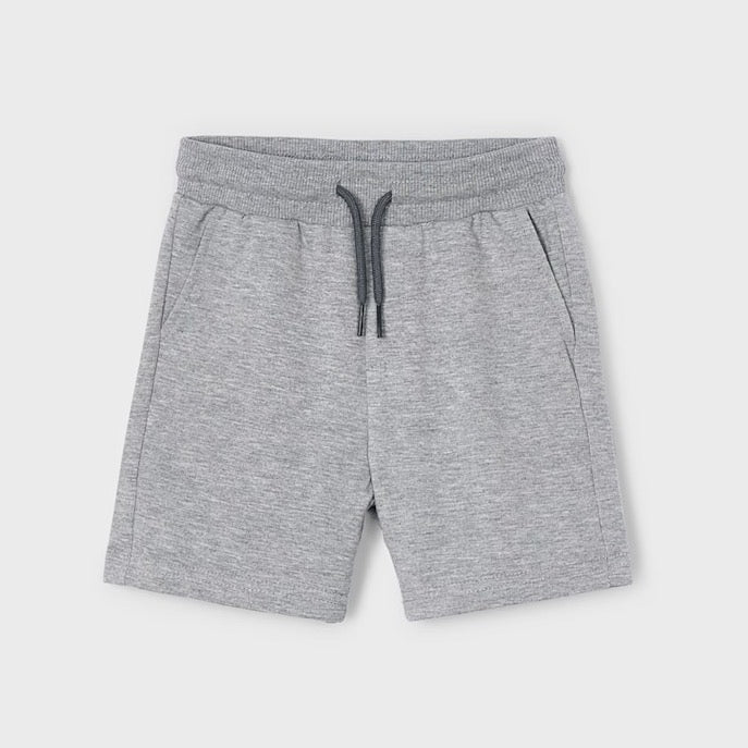 Mayoral Boys Jersey Shorts 611 Heather Grey Ss25 Clothing 4YRS / Grey,5YRS / Grey,6YRS / Grey,7YRS / Grey,8YRS / Grey,9YRS / Grey