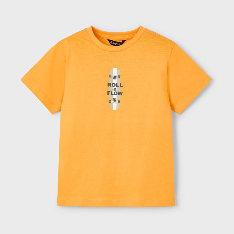 Mayoral Boys Skate All Around T-Shirt 3039 Orange Clothing 5YRS / Orange,6YRS / Orange,8YRS / Orange,9YRS / Orange