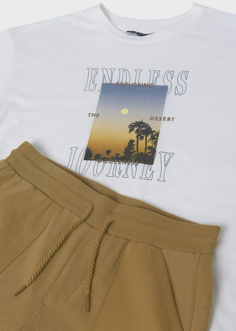 Mayoral Older Boys Shorts Set 6679 Clothing 10YRS / Natural,12YRS / Natural,14YRS / Natural,16YRS / Natural