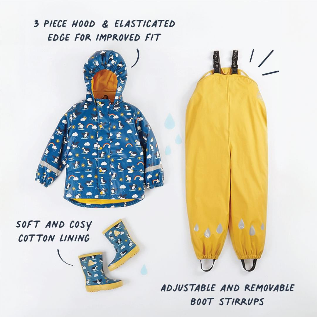 Frugi Puddle Buster Dungaree Bts101bub Clothing 2-3YRS / Yellow,3-4YRS / Yellow,4-5YRS / Yellow,5-6YRS / Yellow,6-7YRS / Yellow,7-8YRS / Yellow,1-2 YRS / Yellow