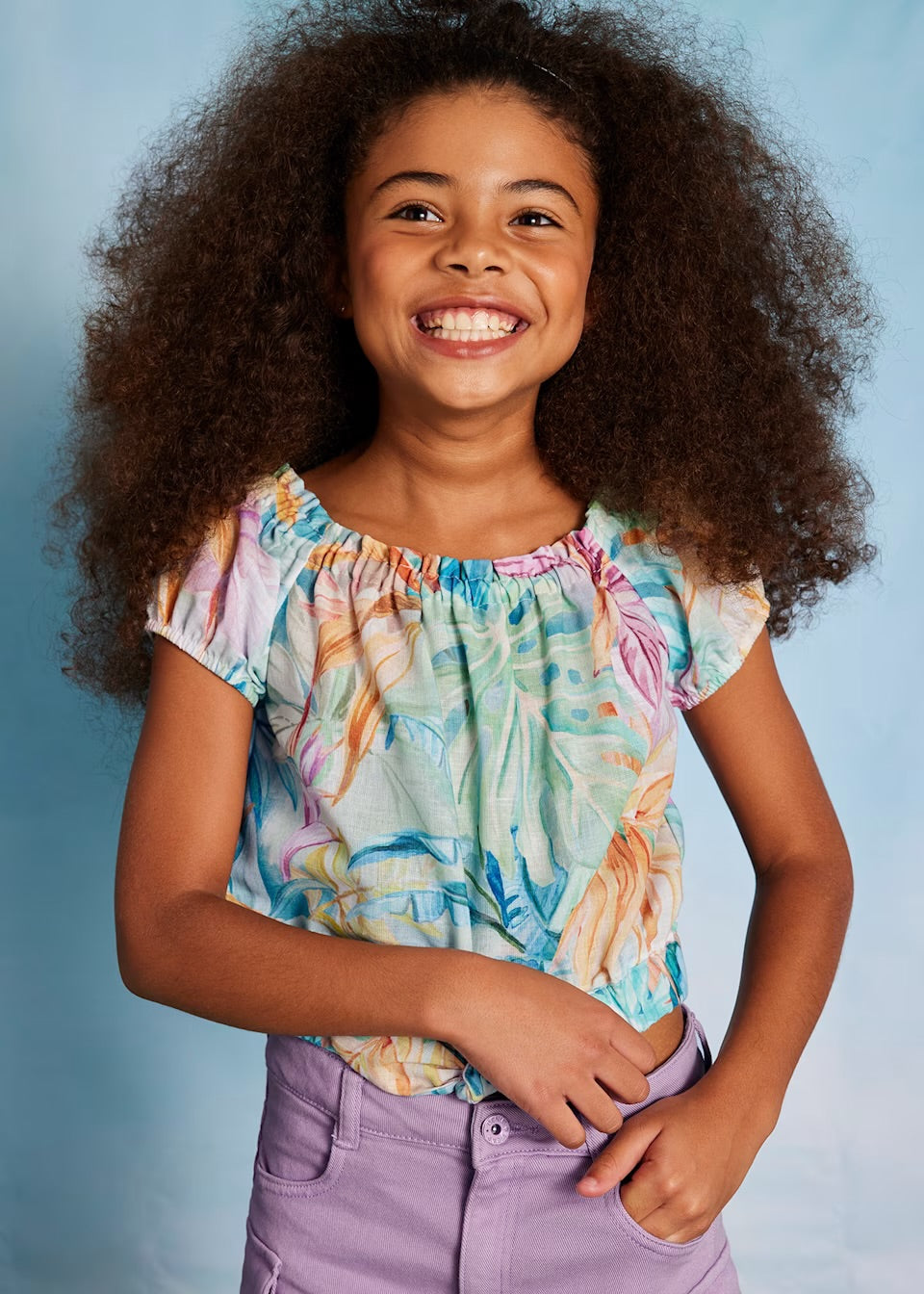 Mayoral Older Girls Tunic Top 6146 Clothing 10YRS / Multi,12YRS / Multi,14YRS / Multi