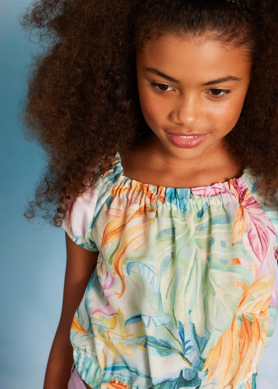 Mayoral Older Girls Tunic Top 6146 Clothing 10YRS / Multi,12YRS / Multi,14YRS / Multi