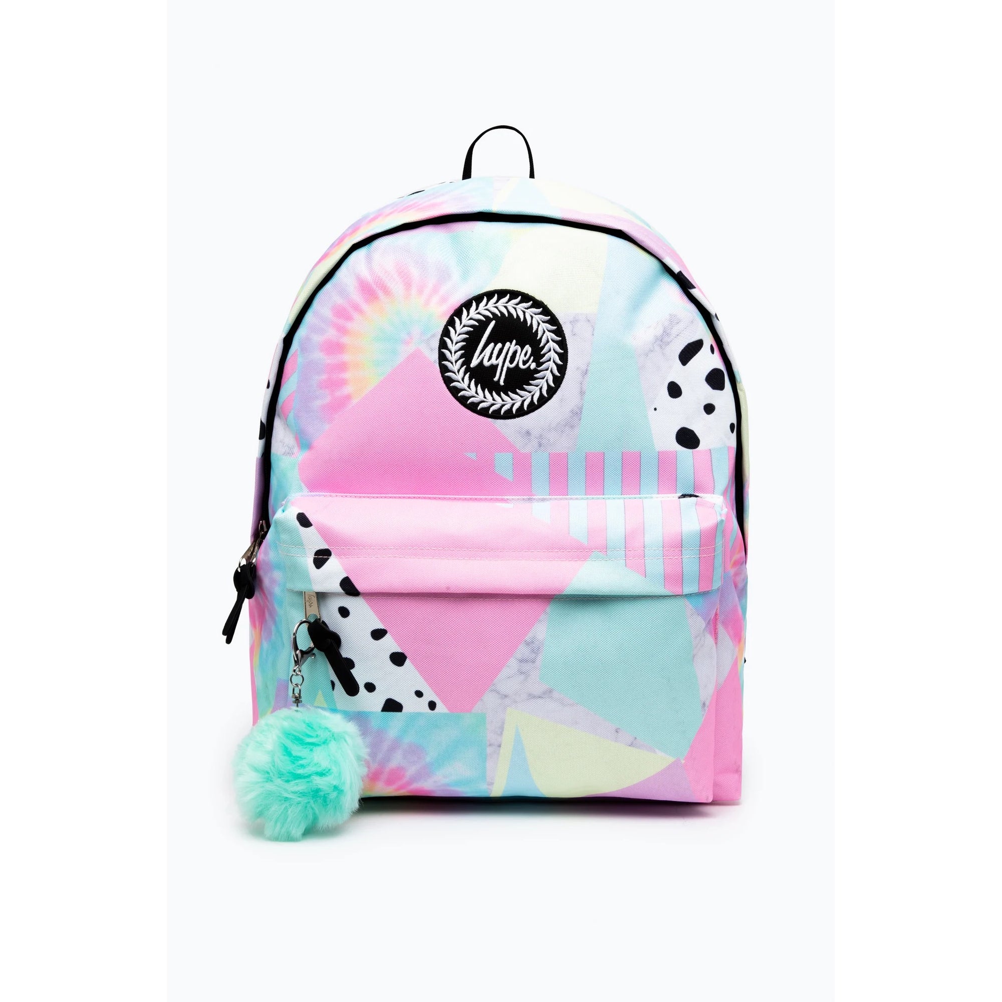 Hype Pastel Collage Backpack Amzbs013 Accessories ONE SIZE / Pink