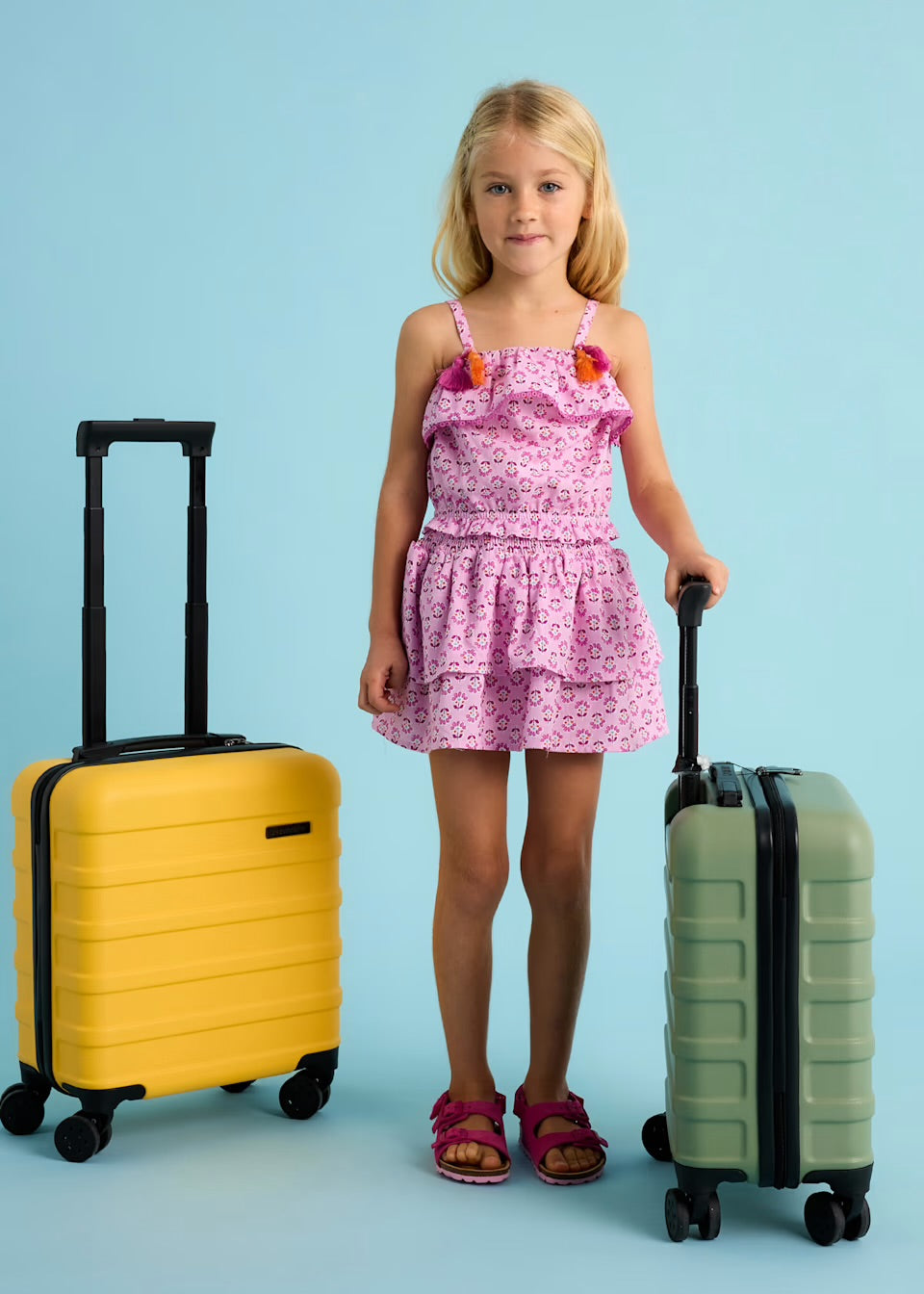 Mayoral Girls Ruffle Print Top 3186 Clothing 5YRS / Mauve,6YRS / Mauve,7YRS / Mauve,8YRS / Mauve,9YRS / Mauve