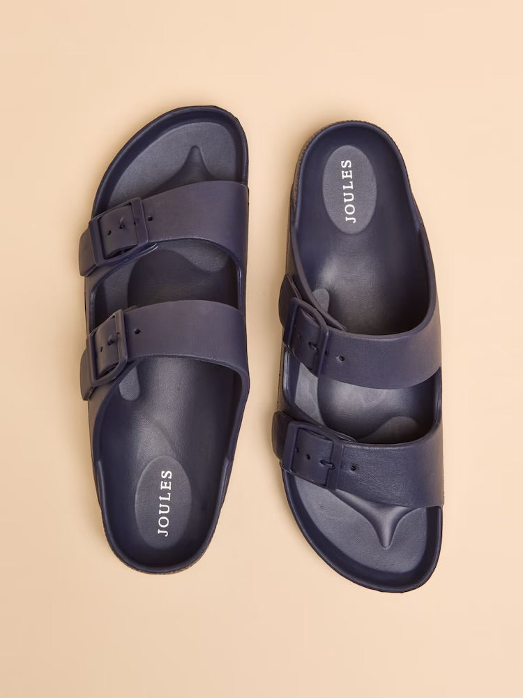 Joules Mens Sunseeker Sliders 386-215 Navy Footwear 12 EU47 / Navy,7 EU41 / Navy,8 EU42 / Navy,9 EU43 / Navy,10 EU44 / Navy,11 EU45 / Navy