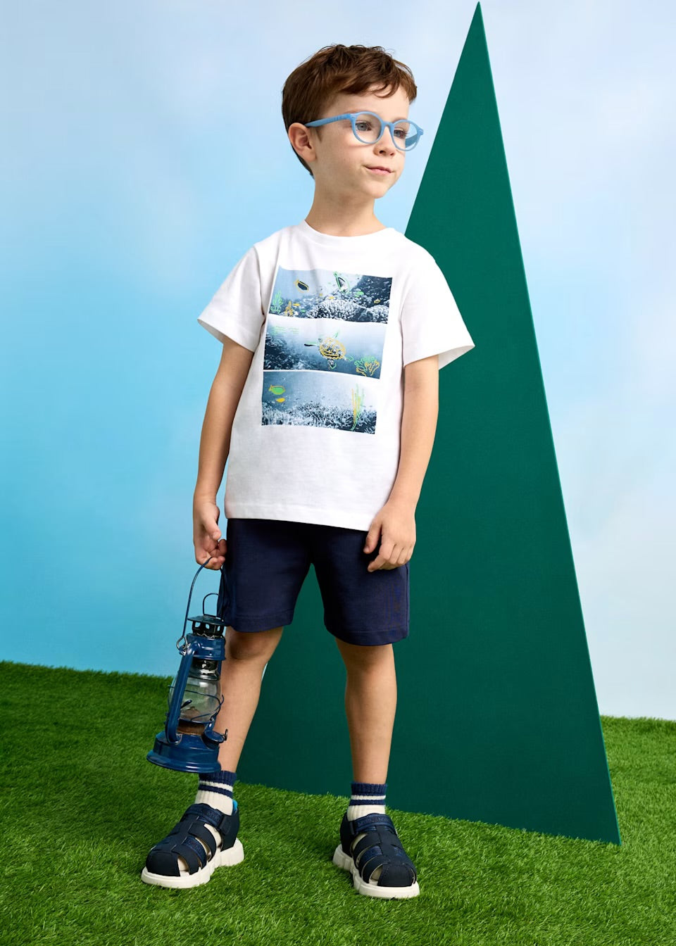 Mayoral Boys Twin T-Shirt Shorts Set 3610 Turtle Clothing 4YRS / Navy,5YRS / Navy,6YRS / Navy,7YRS / Navy,8YRS / Navy,9YRS / Navy