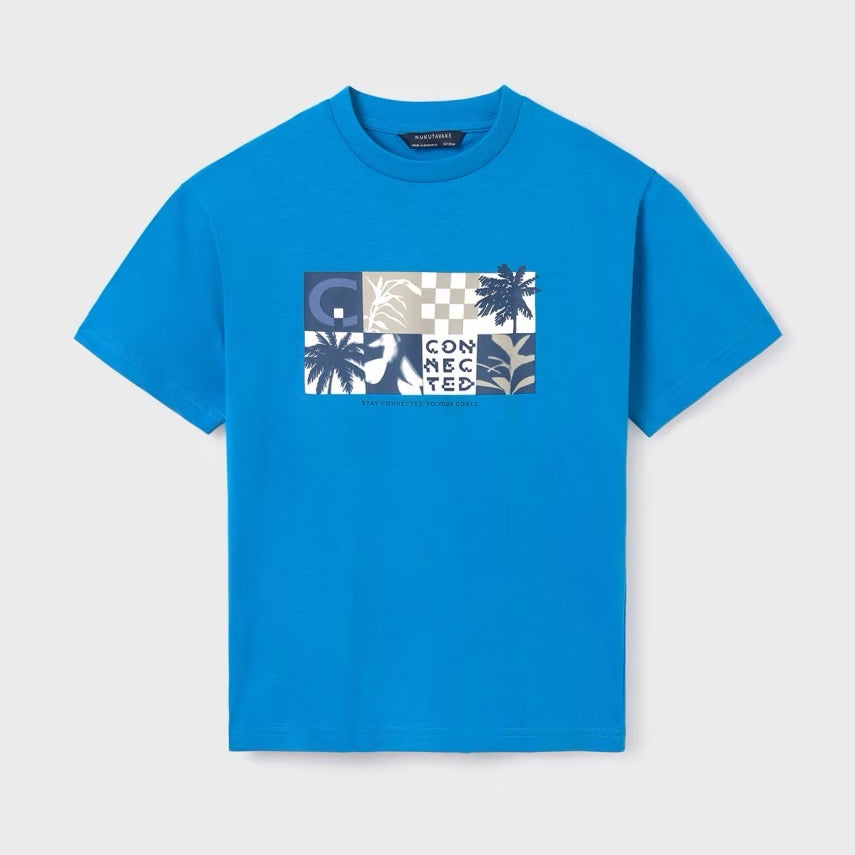 Mayoral Older Boys Connected T-Shirt 6038 Blue Clothing 10YRS / Blue,12YRS / Blue,14YRS / Blue,16YRS / Blue
