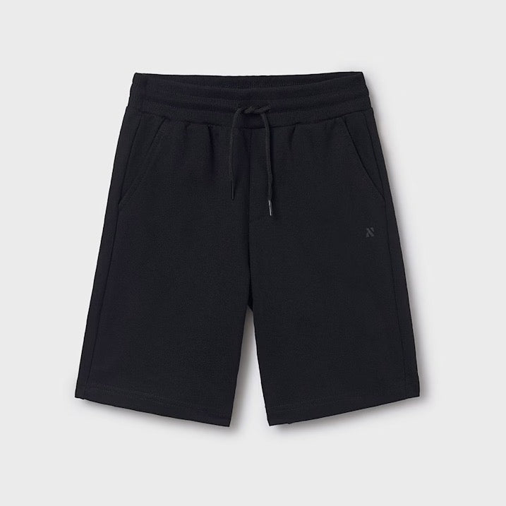 Mayoral Older Boys Jersey Shorts 600 Black Ss25 Clothing 10YRS / Black,12YRS / Black,14YRS / Black,16YRS / Black