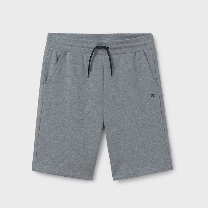 Mayoral Older Boys Jersey Shorts 600 Grey Ss25 Clothing 10YRS / Grey,12YRS / Grey,14YRS / Grey,16YRS / Grey