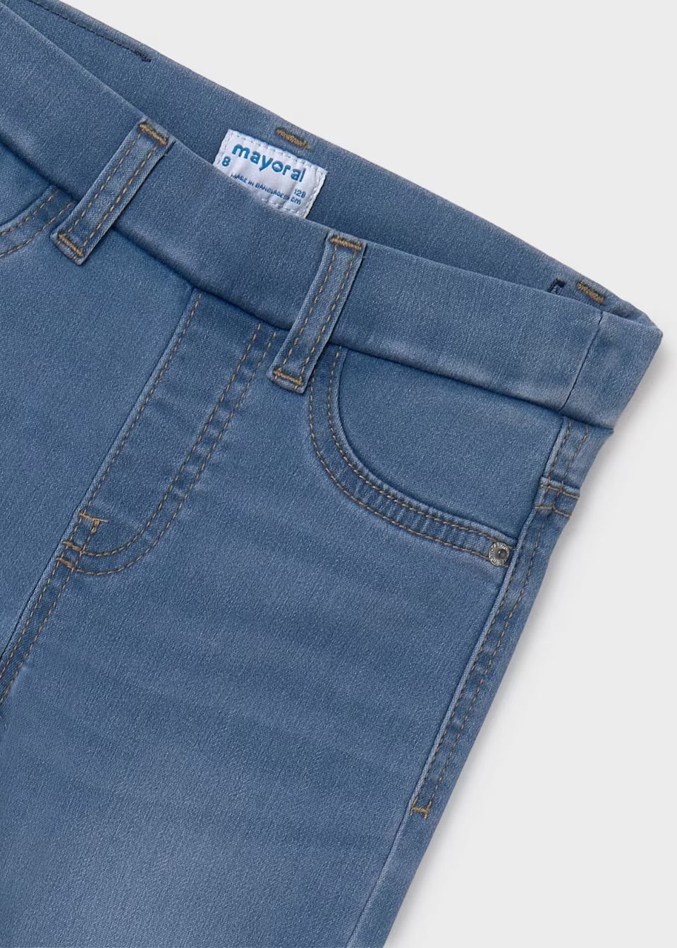 Mayoral Older Girls Mid Denim Jeggings Ss24 554 Clothing 10YRS / Mid Denim,12YRS / Mid Denim,14YRS / Mid Denim,16YRS / Mid Denim