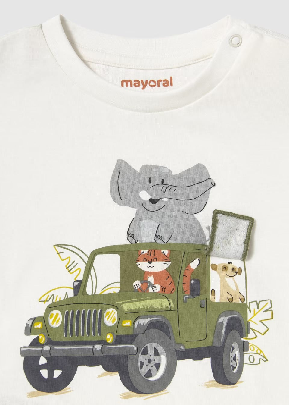 Mayoral Infant Boys T-Shirt 1053 Cream Clothing 6M / Cream,12M / Cream,18M / Cream,24M / Cream
