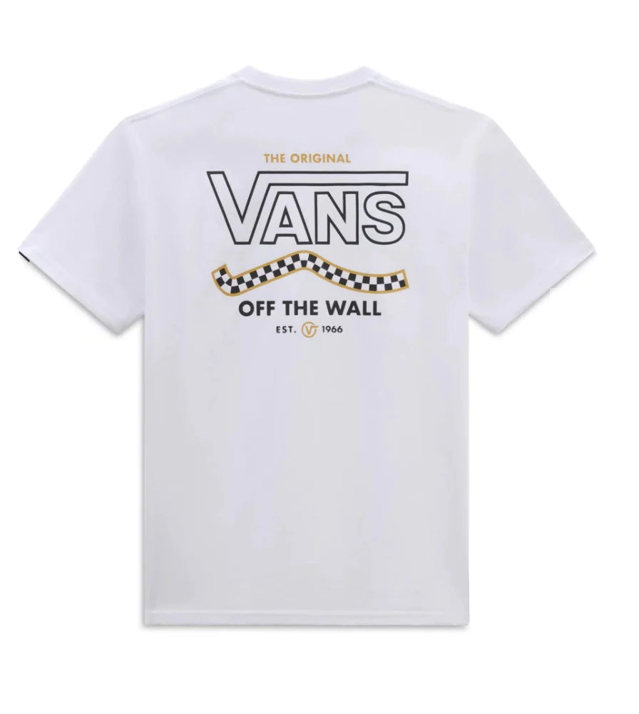 Vans Kids Lockit T-Shirt Vn000fgywht1 White Clothing 10-11YRS / White,12-13YRS / White,14-15YRS / White