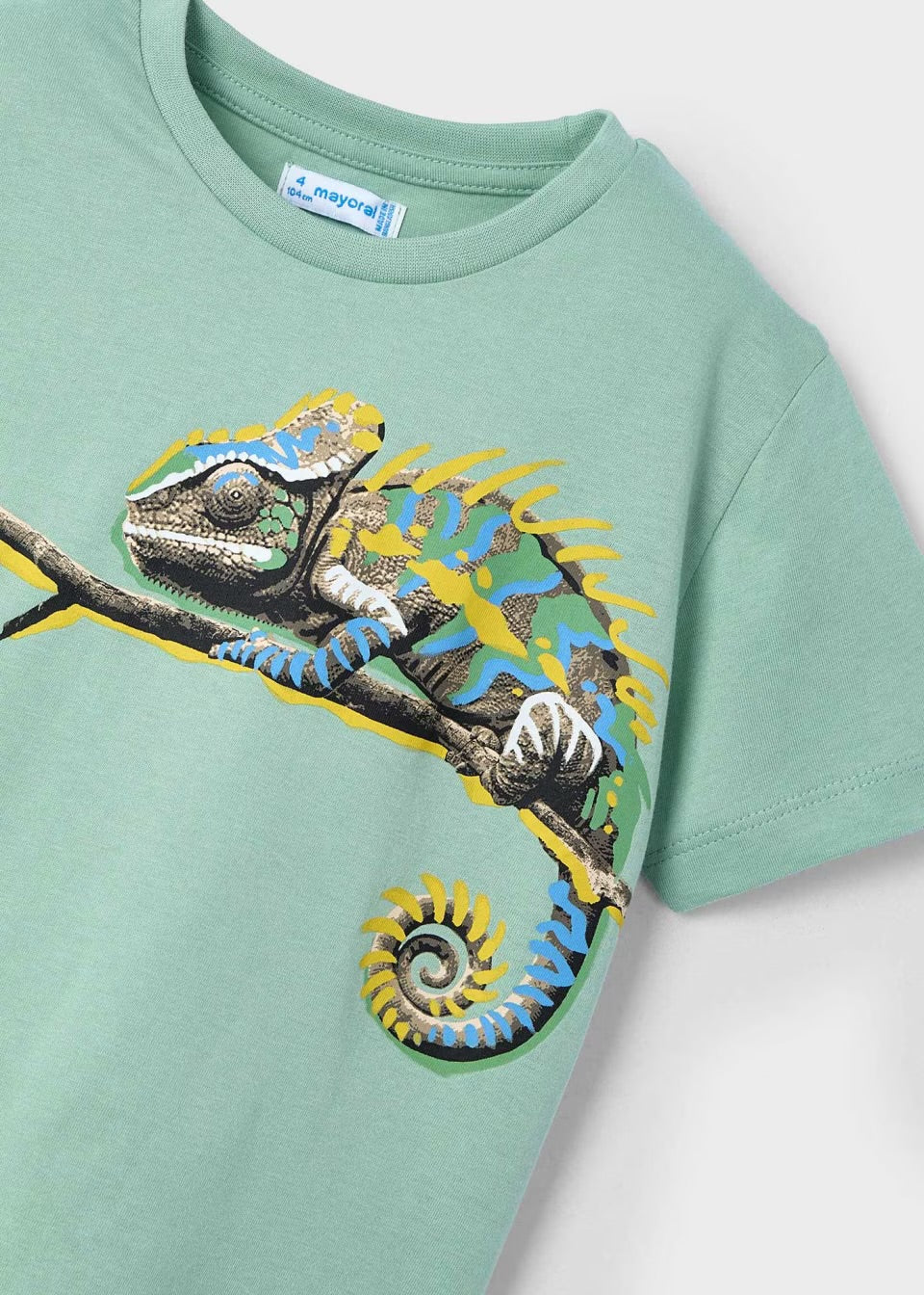 Mayoral Boys Chameleon T-Shirt 3045 Sage Clothing 4YRS / Sage,5YRS / Sage,6YRS / Sage,7YRS / Sage,8YRS / Sage,9YRS / Sage