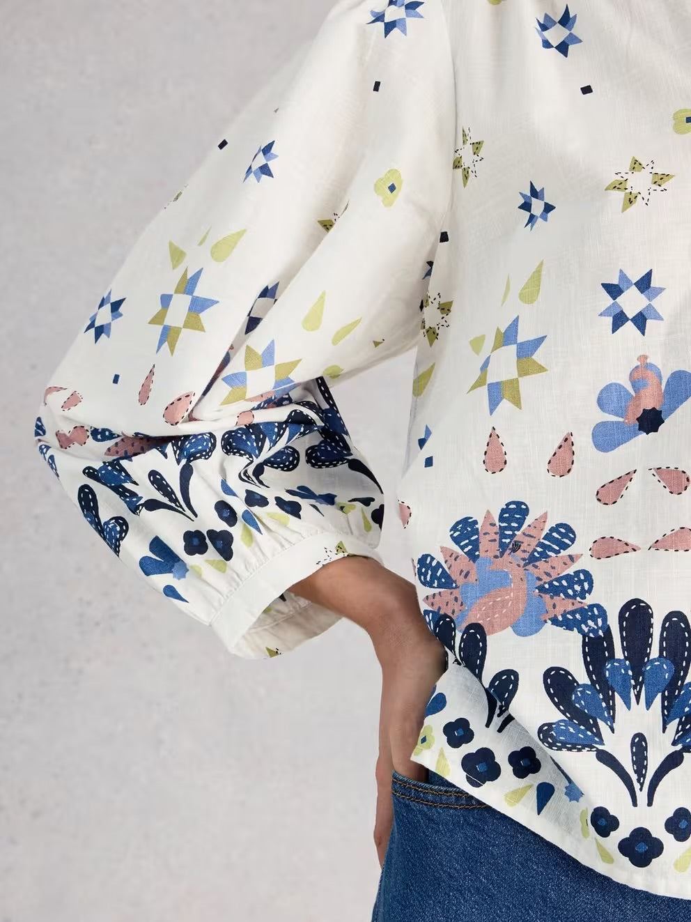 White Stuff Womens Lana Top 445282 Cream Clothing UK8 / Cream,UK10 / Cream,UK12 / Cream,UK14 / Cream,UK16 / Cream