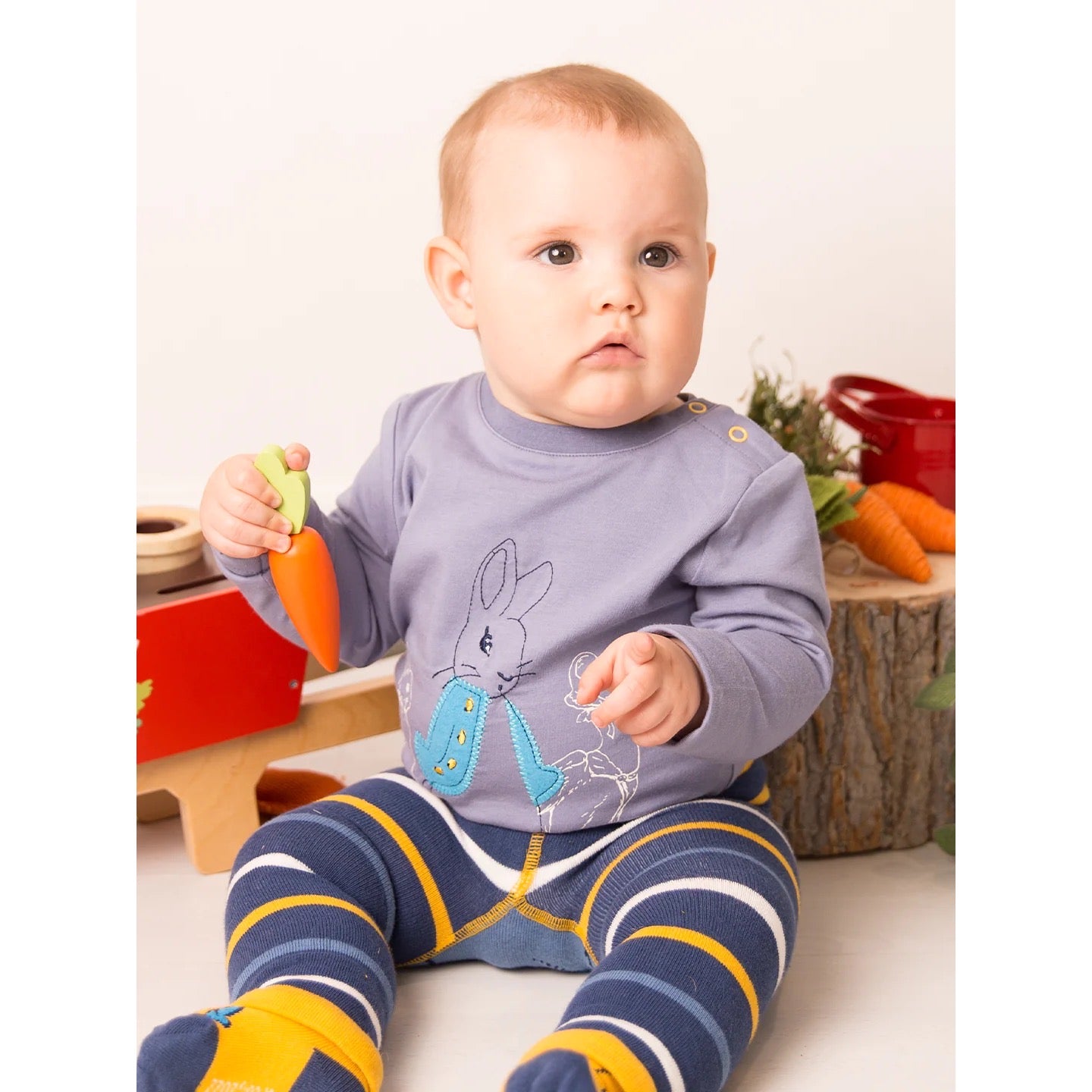 Blade & Rose Peter Rabbit Modern Mix Infant T-Shirt Clothing 0-6M / Blue,6-12M / Blue,12-24M / Blue