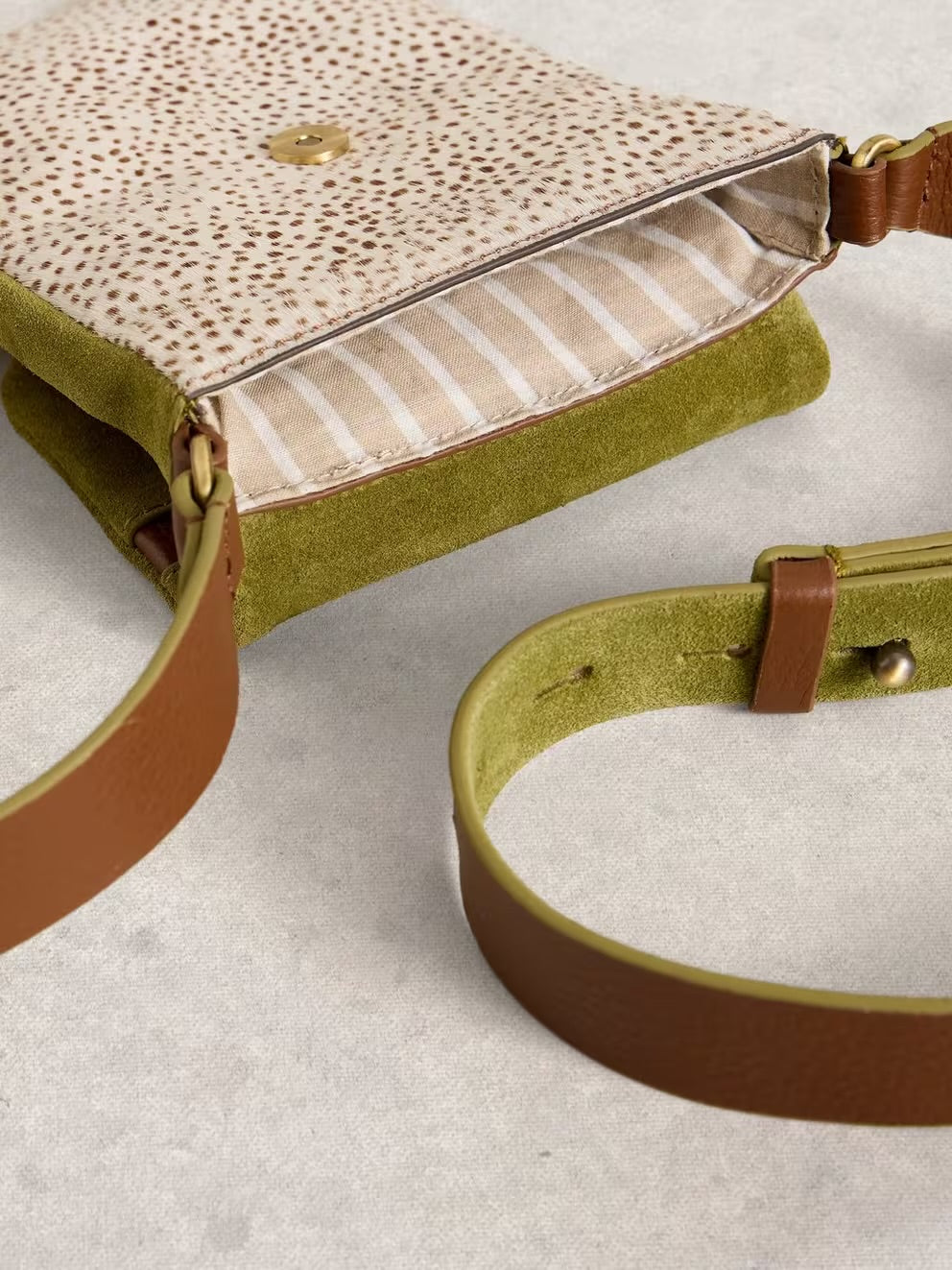 White Stuff Womens Tiggy Phone Bag 445110 Green Accessories ONE SIZE / Green