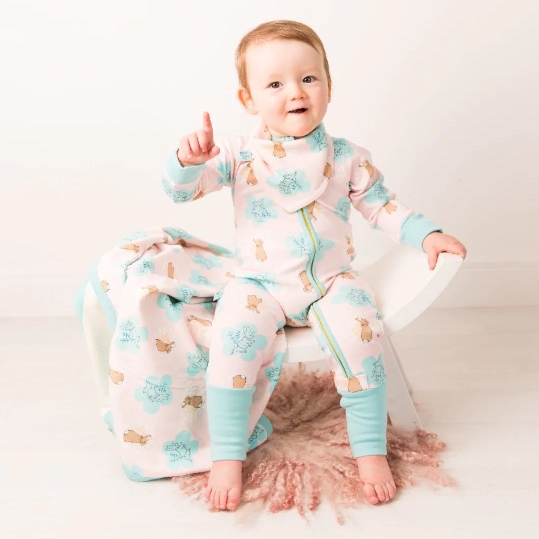 Blade &amp; Rose Peter Rabbit Pretty Garden Romper Clothing 3-6M / Pink,6-12M / Pink,12-18M / Pink