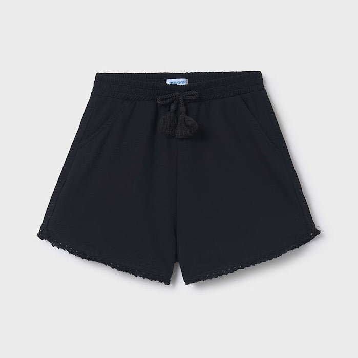 Mayoral Older Girls Shorts 272 Black Clothing 10YRS / Black,12YRS / Black,14YRS / Black