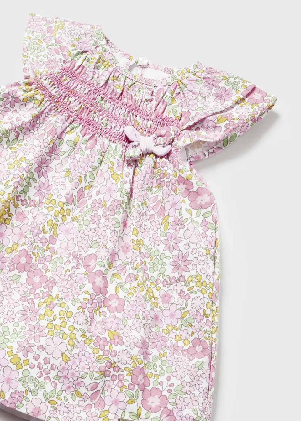 Mayoral Baby Dress And Knickers Set 1808 Pink Clothing 2-4M / Pink,4-6M / Pink,6-9M / Pink,12M / Pink,18M / Pink