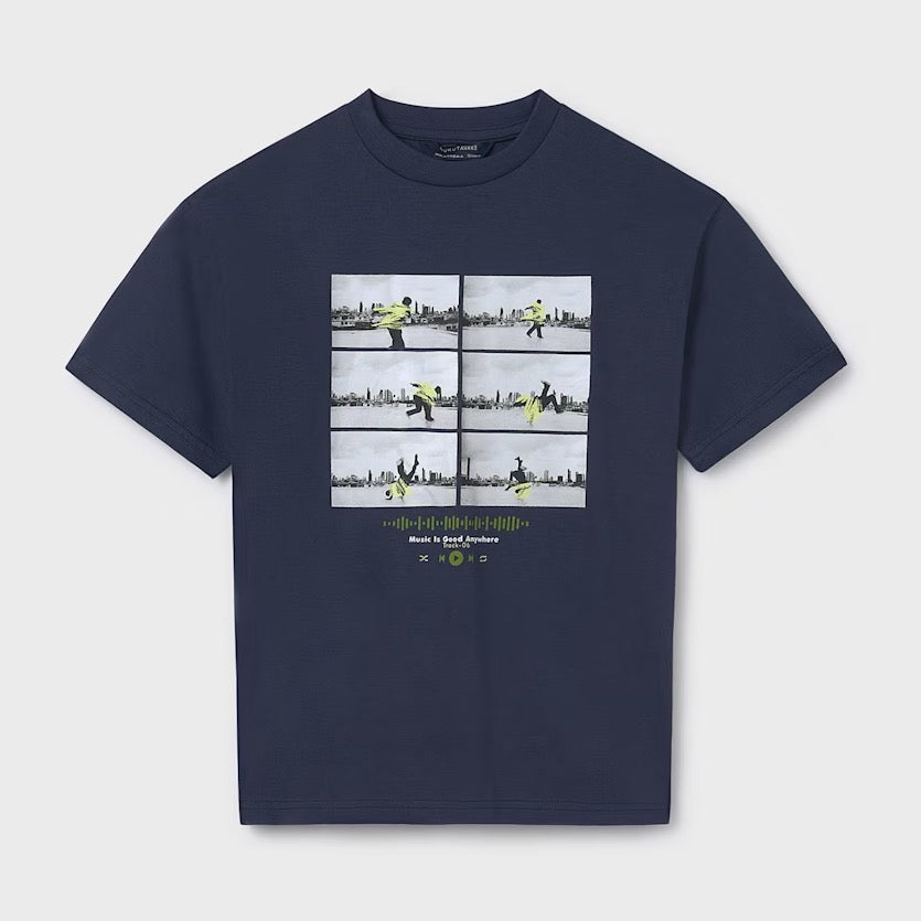 Mayoral Older Boys T-Shirt 6017 Navy Clothing 10YRS / Navy,12YRS / Navy,14YRS / Navy,16YRS / Navy