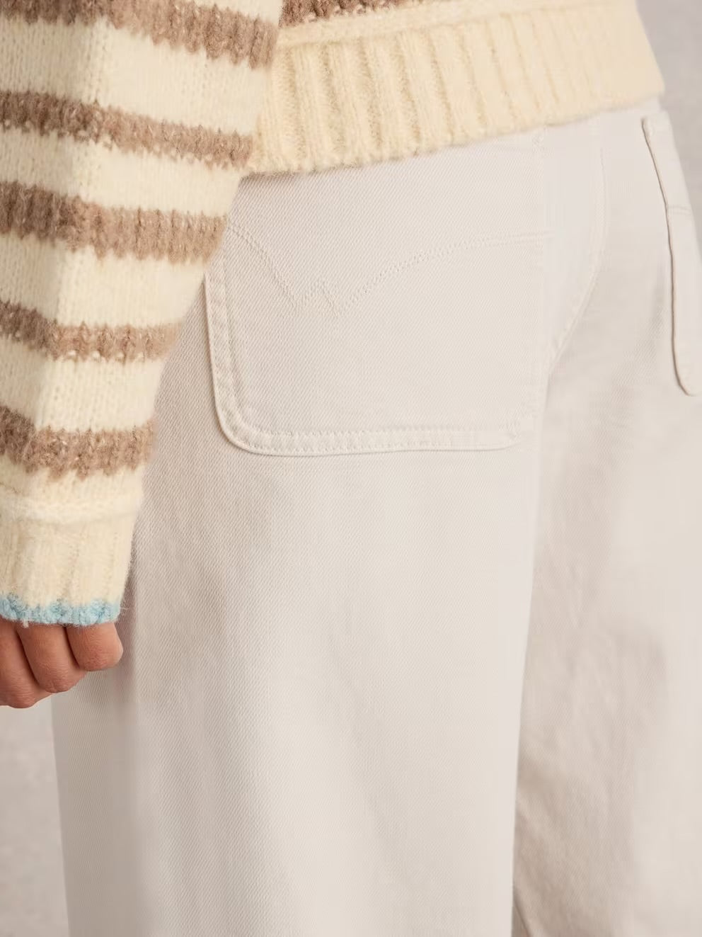 White Stuff Womens Tia Crop Jeans 441459 Natural Clothing UK8 REG / Natural,UK10 REG / Natural,UK12 REG / Natural,UK14 REG / Natural,UK16 REG / Natural