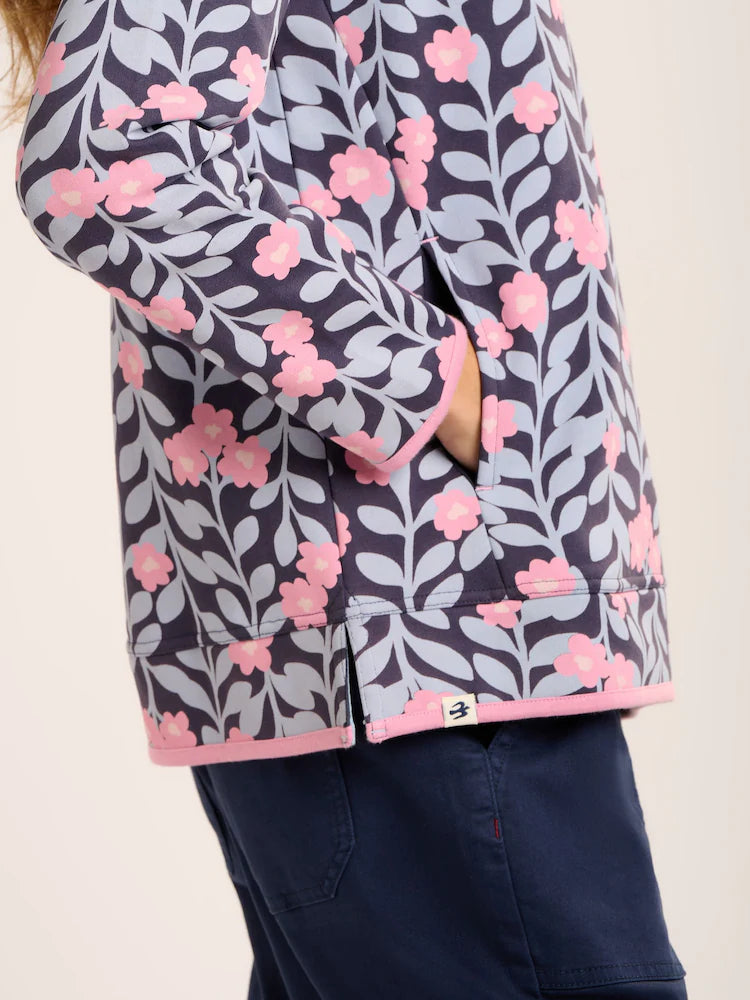 Brakeburn Womens Asker Sweatshirt 1420 Blue Print Clothing UK8 / Blue,UK10 / Blue,UK12 / Blue,UK14 / Blue,UK16 / Blue