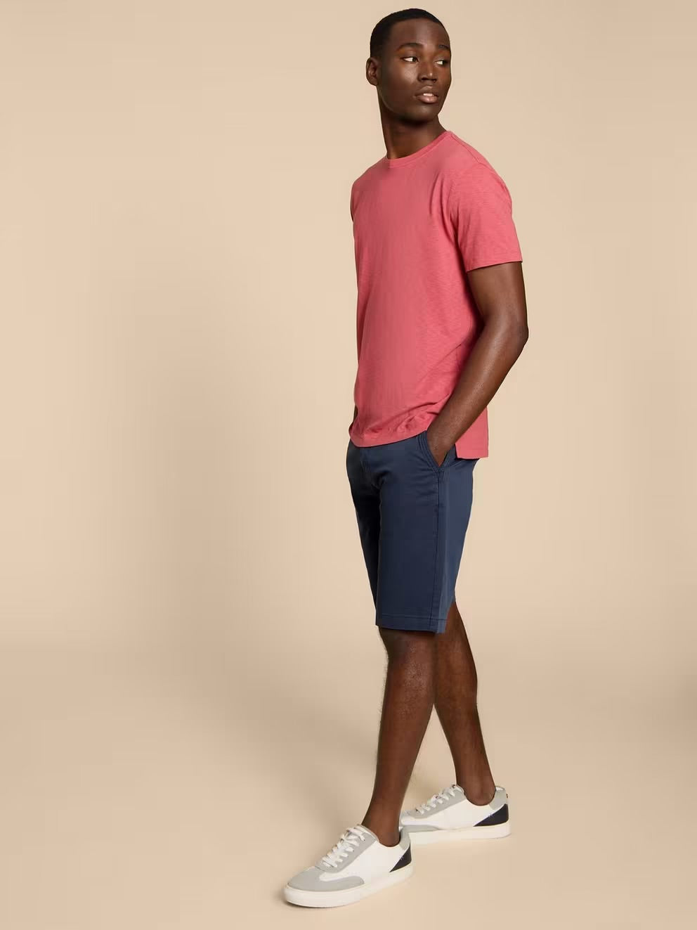 White Stuff Mens Sutton Chino Shorts 438425 Navy Clothing 32R / Navy,34R / Navy,36R / Navy,38R / Navy