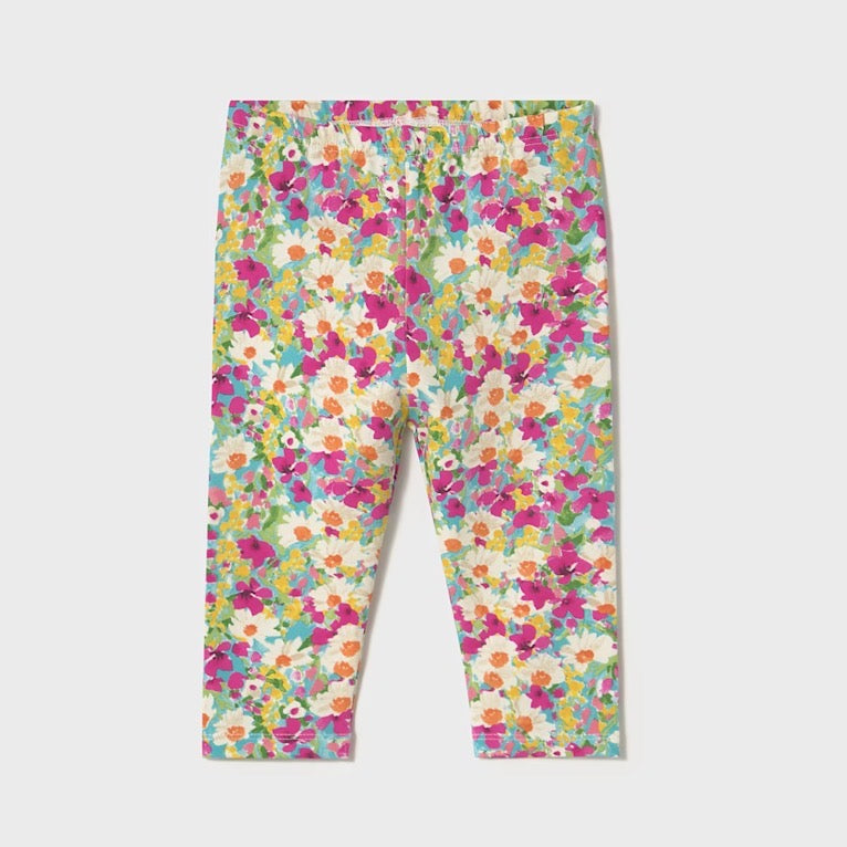 Mayoral Infant Girls Leggings 1733 Floral Clothing 6M / Multi,12M / Multi,18M / Multi,24M / Multi,3YRS / Multi,4YRS / Multi