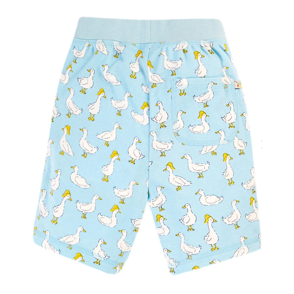 Frugi Aiden Infant Shorts Splish Splash Ducks Clothing 0-3M / Blue,3-6M / Blue,6-9M / Blue,9-12M / Blue,12-18M / Blue,18-24M / Blue